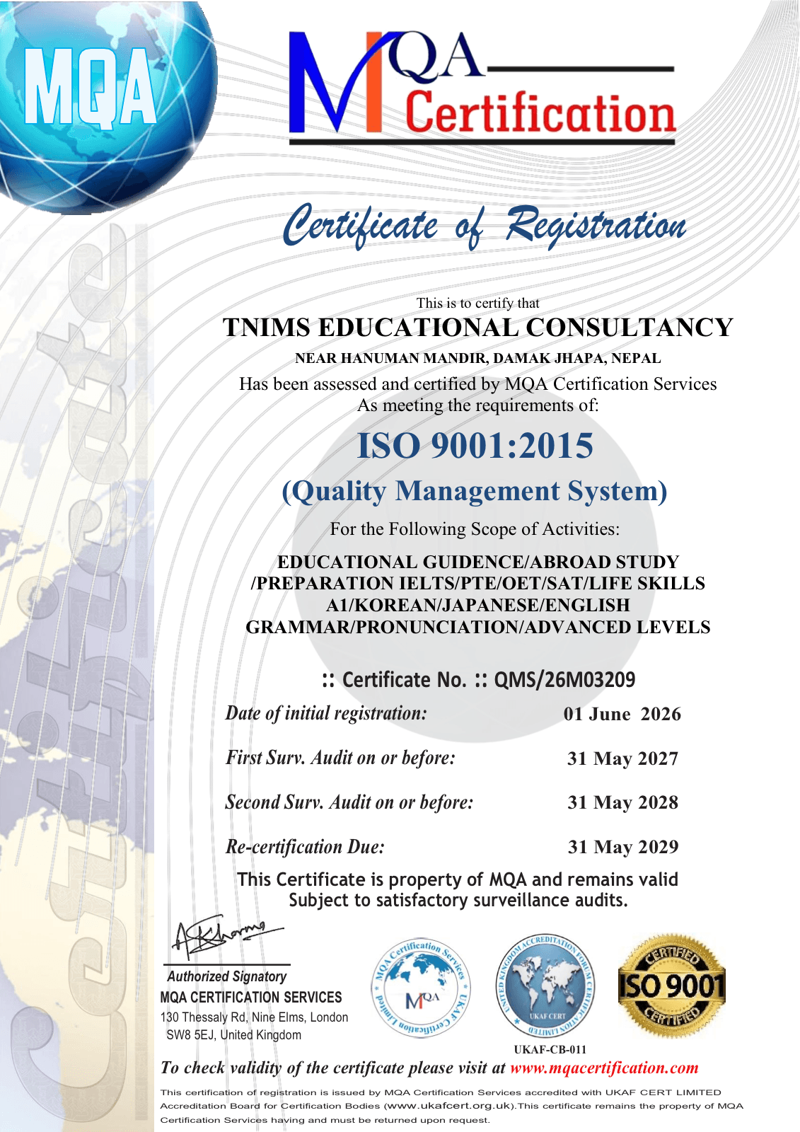 ISO 9001:2015